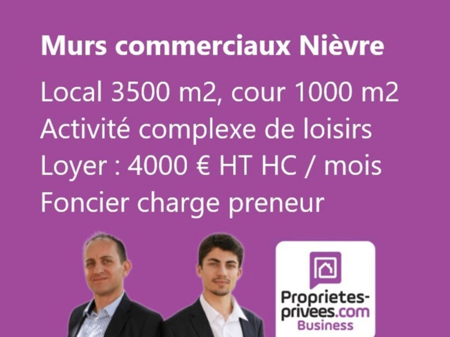 NEVERS - MURS D'UN COMPLEXE DE LOISIRS